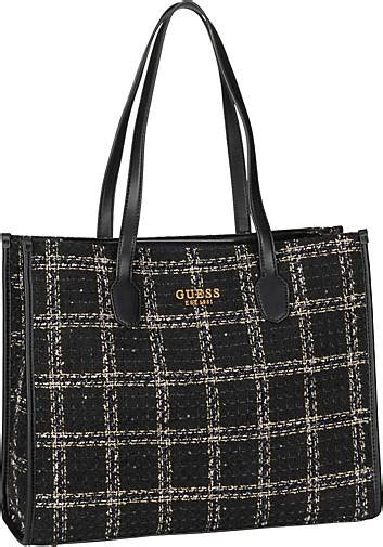 guess tweed tasche